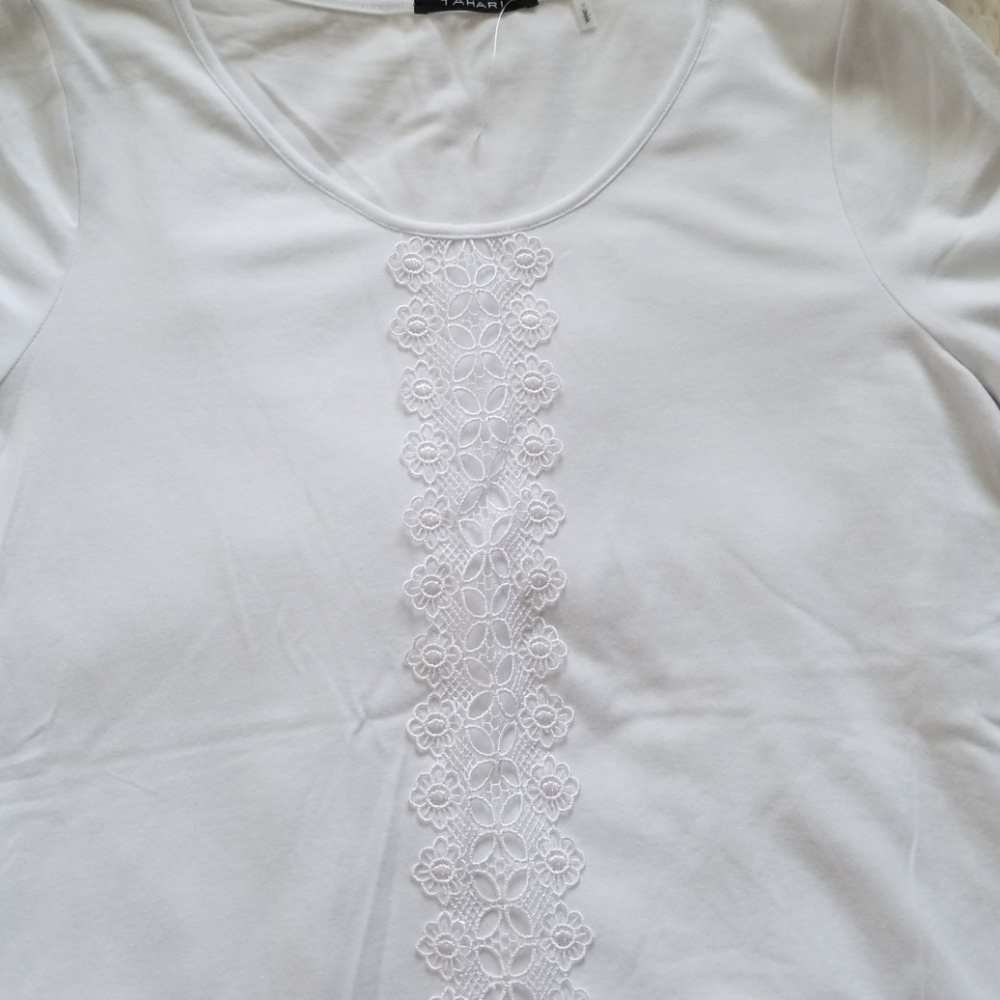 Tahari Topanga Knit Shirt - Picture 2 of 3